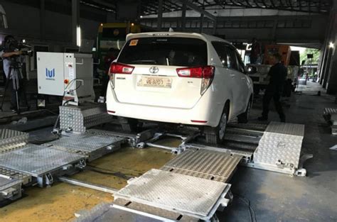 List of PMVIC tests for the Motor Vehicle Inspection System.